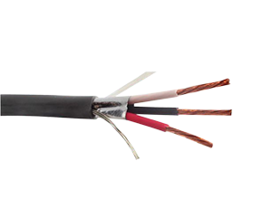 3 Core 16 AWG Shielded Multi Conductor CMR Rated Cable